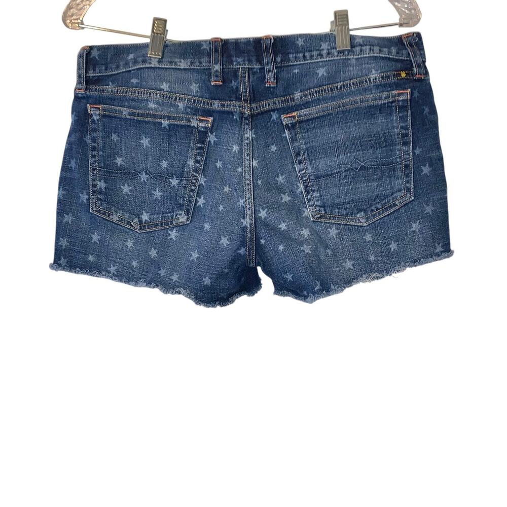 Lucky Brand Cut Off Stars Jean Shorts sz 8 - Picture 8 of 9